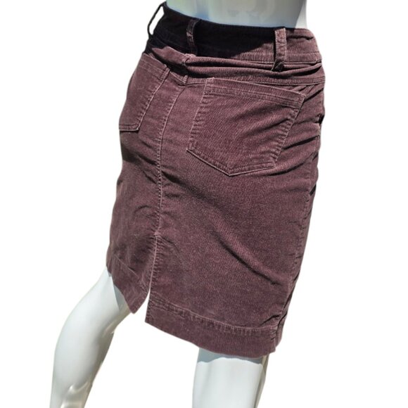 COPPER KEY Brown Corduroy Mini Skirt sz 7 - Picture 2 of 8